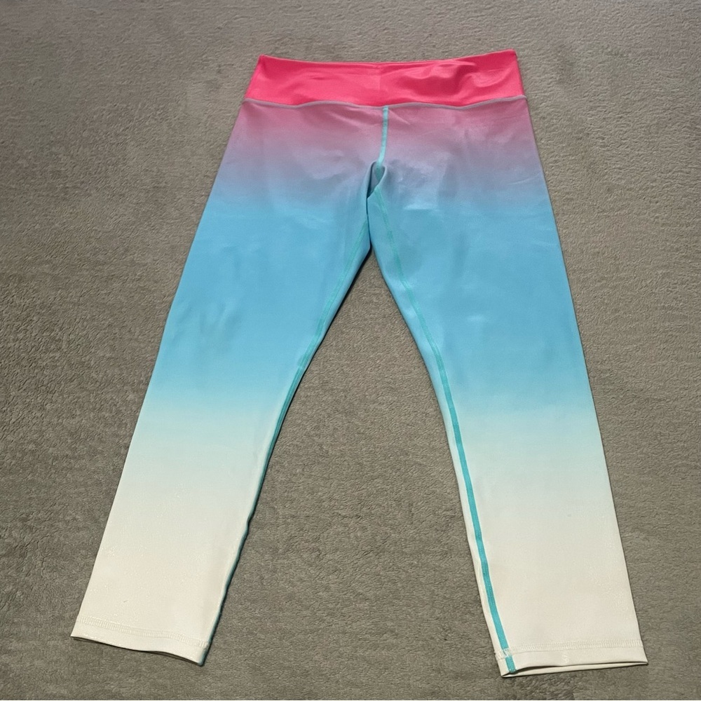 Zyia Firecracker Light n Tight high rise 7/8 24" leggings size 14-16